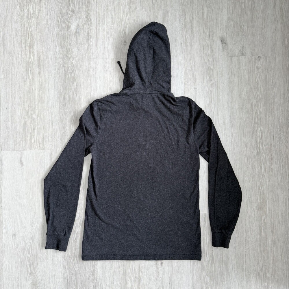 Polo Ralph Lauren Hoodie Men's Small Grey Charcoal Long Sleeve T-Shirt Pullover - Picture 2 of 11